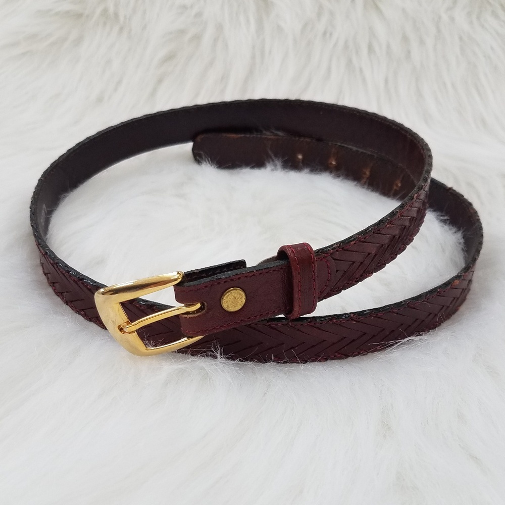 Vintage Princess Gardner laced cowhide belt